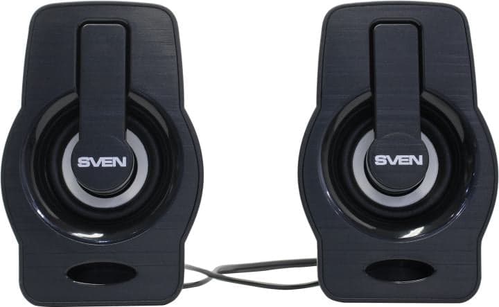 Колонки SVEN 255 Black (2x3W, RGB, питание от USB)