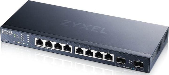 Коммутатор Zyxel NebulaFlex XMG1915-10E-EU0101F (L3) 8x2.5Гбит/с 2SFP+ 8PoE++ 130W управляемый