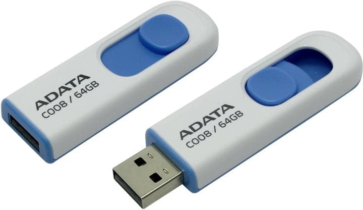 ADATA Classic C008 <AC008-64G-RWE> USB2.0 Flash Drive 64Gb
