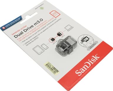 SanDisk Ultra Dual Drive m3.0 <SDDD3-256G-G46> USB3.0/USB micro-B OTG Flash Drive 256Gb (RTL