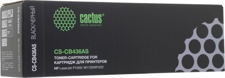 Картридж Cactus CS-CB436A(S) для HP LJ P1505/M1120mfp/M1522mfp