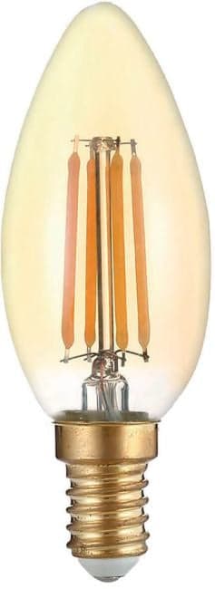 Hiper TH-B2115 THOMSON LED FILAMENT CANDLE 9W 855Lm E14 2400K GOLD