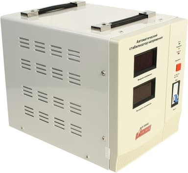Стабилизатор Powerman AVS 5000D (вх.140-260V, вых.220V ± 8%, 5000VA, клеммы для подключения)