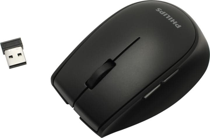 Philips Wireless Optical Mouse <SPK7627B/60> (RTL) USB/Bluetooth 5btn+Roll