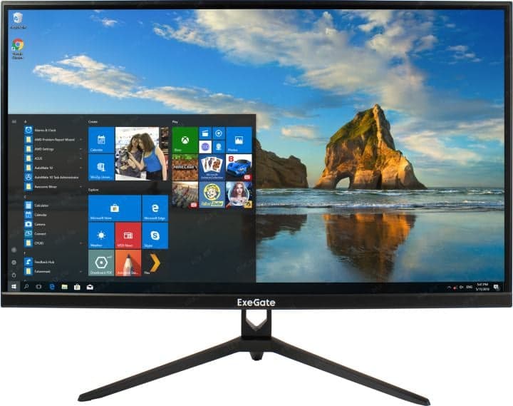 27" ЖК монитор Exegate ProSmart EV2707A (LCD, 1920x1080, D-Sub, HDMI) <EX294345RUS>