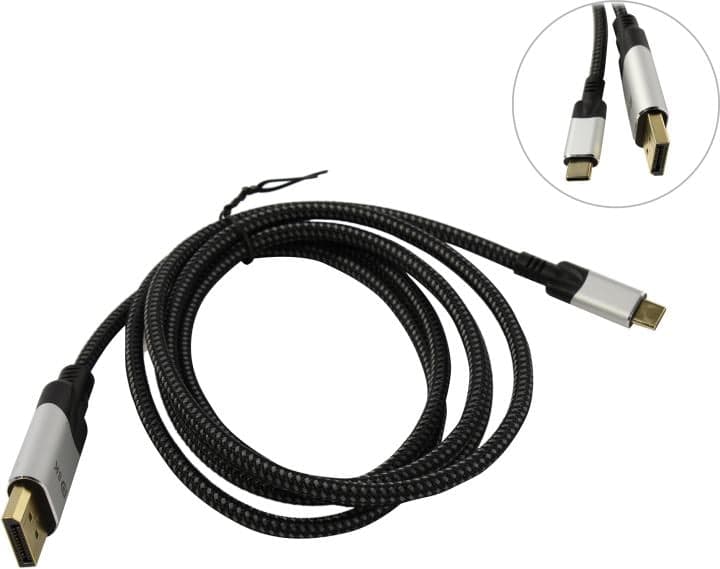 VCOM <CU422MCV-1.8M> Кабель-адаптер USB-C -> DisplayPort (M)