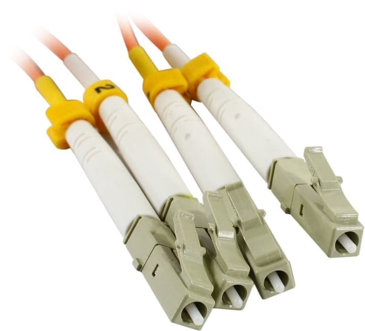 Hyperline <FC-D2-50-LC/PR-LC/PR-H-2M-LSZH-OR> Patch cord ВО, LC-LC, duplex, MM 50/125 2м