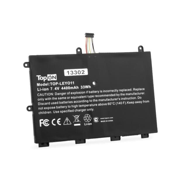 TopON TOP-LEYO11 Аккумулятор для ноутбука Lenovo ThinkPad Yoga 11e. 7.4V 4400mAh. PN: 45N1750