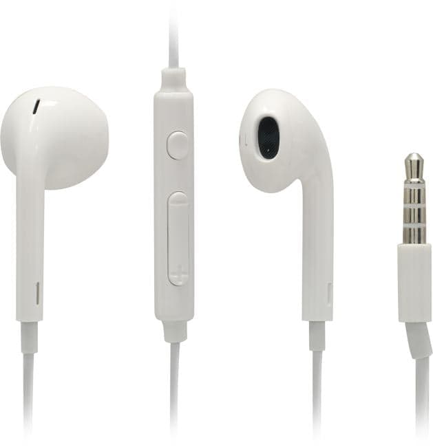 Наушники с микрофоном Hoco M55 White (шнур 1.2м, с регулятором громкости)