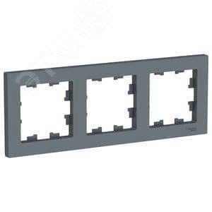 Schneider Electric ATN000703 Рамка трехпостовая ATLASDESIGN универсальная грифель