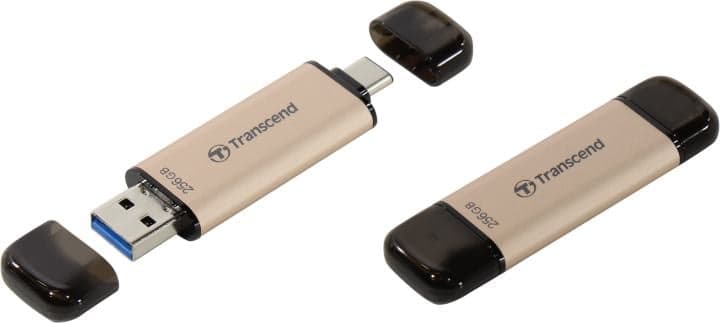 Transcend <TS256GJF930C> JetFlash 930C USB3.2/USB-C OTG Flash Drive 256Gb (RTL)