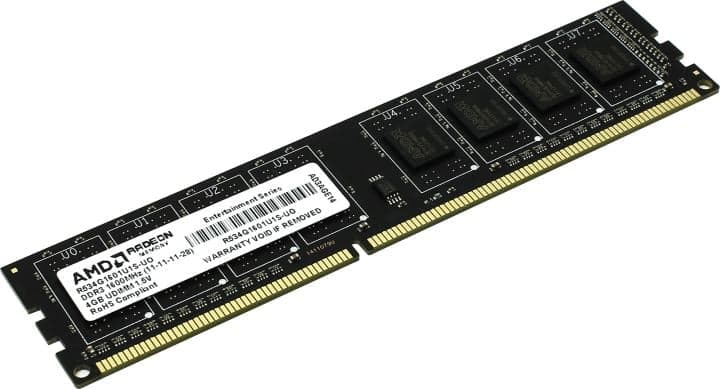 AMD RE1600 <R534G1601U1S-U(O)> DDR3 DIMM 4Gb <PC3-12800> CL11