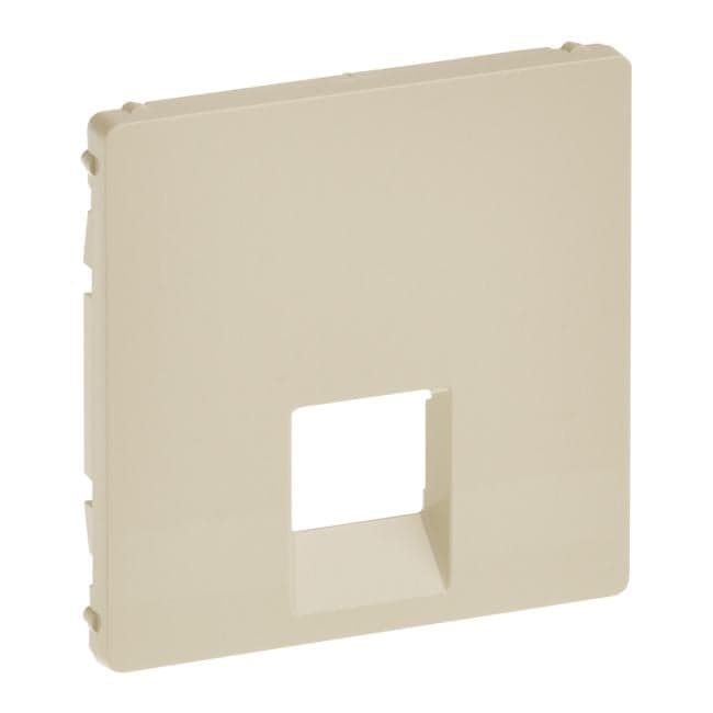 Legrand 755411 Valena LIFE. Лицевая панель для одиночных телефонных/информационных розеток. Слоновая кость
