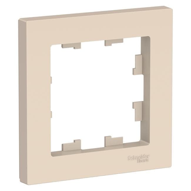 Schneider Electric AtlasDesign <ATN000201> Рамка (1 пост, бежевый)