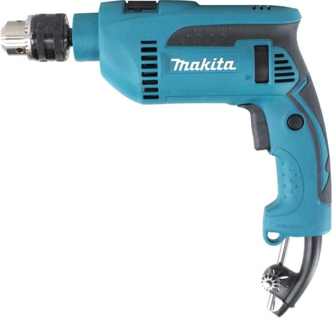 Makita <HP1640K> Ударная дрель (680W, 2800 об/мин, 13 мм, реверс, ключ, кейс)