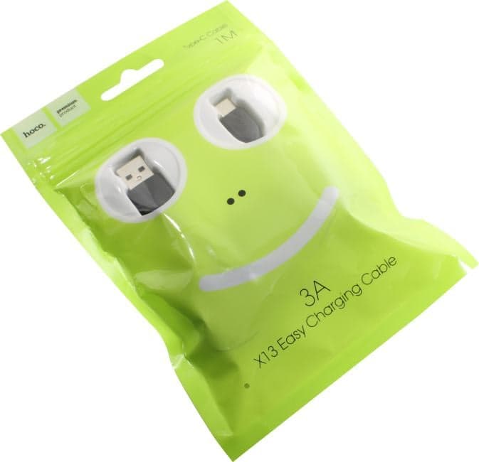 Hoco <X13 Type-C 1M Black> Кабель USB 2.0 AM-->USB-C 1м