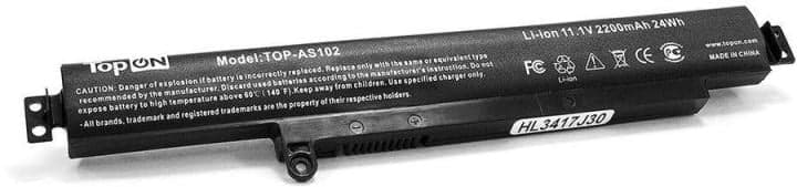 TopON TOP-AS102 Asus VivoBook F102BA, X102B, X102BA Series. 11.25V 2200mAh 33Wh. PN: A31N1311.