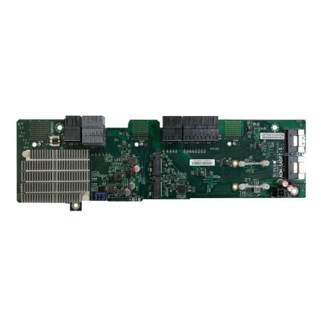 AOM-SADPT-S SuperMicro AOM-SADPT-S Bypass card for serviceable 60/90 Bay Systems, PCI Switch, 2x M.2 (2280/22110)