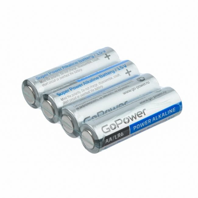 GoPower 00-00017748 (LR6) Size"AA", 1.5V, щелочной (alkaline) <уп. 20 шт>