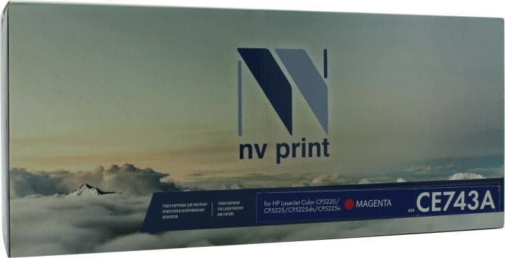 Картридж NV-Print аналог CE743A Magenta для HP Color LaserJet CP5220/1/3/5/79