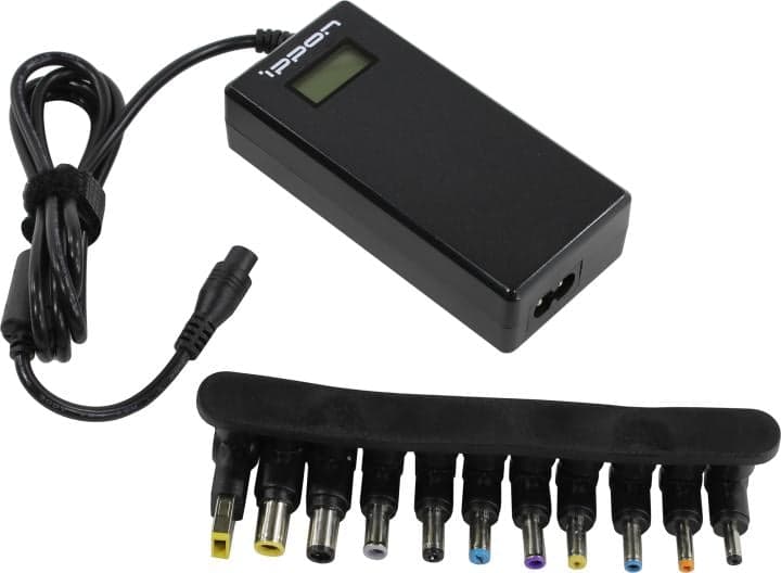 Ippon D90U блок питания (18.5-20V, 90W, USB) +11 сменных разъёмов