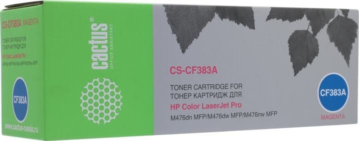 Картридж Cactus CS-CF383A Magenta для Color HP LJ Pro M476dn/nw/dw