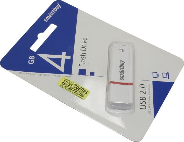 SmartBuy Crown <SB4GBCRW-W> USB2.0 Flash Drive 4Gb (RTL)