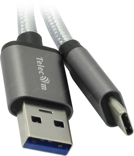 Telecom <TC403M-2M> Кабель USB A M --> USB-C M ver3.0 2м
