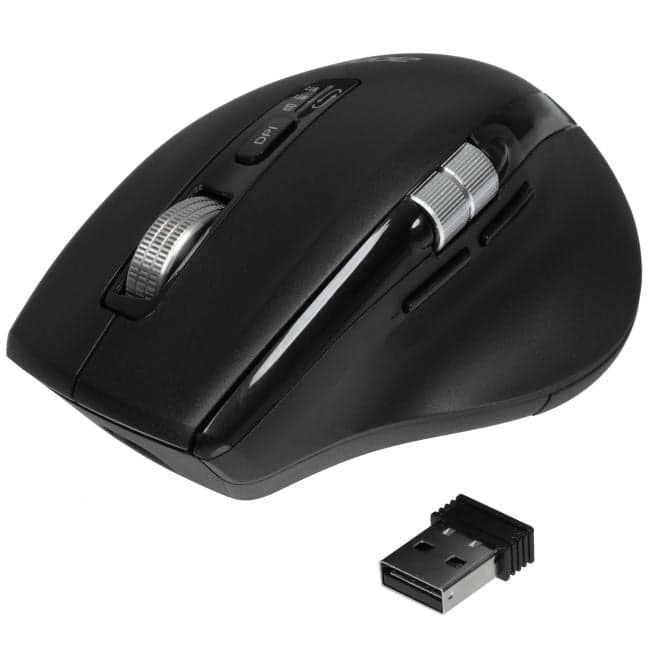 Acer Wireless Optical Mouse OMR406 Black <ZL.MCEEE.02W> (RTL) USB/BT 8btn+Roll
