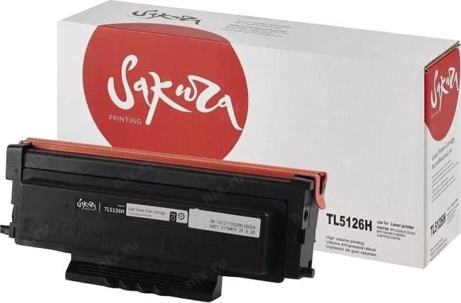SATL5126H SATL5126H Картридж Sakura TL-5126H для Pantum BP5106DN/RU/BP5106DW/RU/BM5106ADN/RU/BM5106ADW/RU, черный, 6000