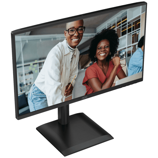 23.8 AOC 24E4U Black (1920x1080, IPS, 120hz, 80M:1, 300cd, 4 ms, HDMI 1.4, DisplayPort 1.2, 4*USB, Speakers, Height adj