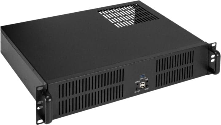 EX298279RUS Серверный корпус ExeGate Pro 2U350-33 <RM 19", высота 2U, глубина 350, БП 900ADS, 2*USB+1* USB3.0>