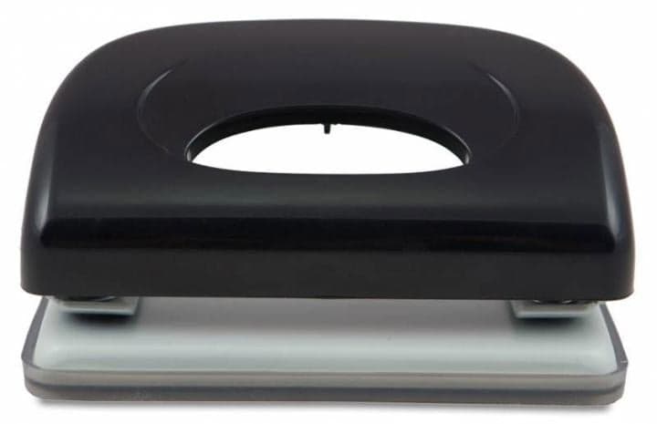 Дырокол Kw-Trio Dolphin 091X9BLACK макс.:10лист. пластик черный отв.:2 с линейкой