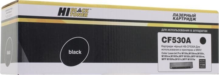 Картридж Hi-Black HB-CF530A Black для HP LJ Pro M154/M180/M181