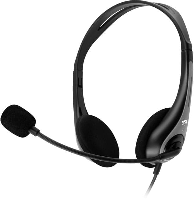 Наушники с микрофоном OKLICK HS-M300 <Black-Grey> (USB, шнур 2.2м, срегулятором громкости) <1876323>
