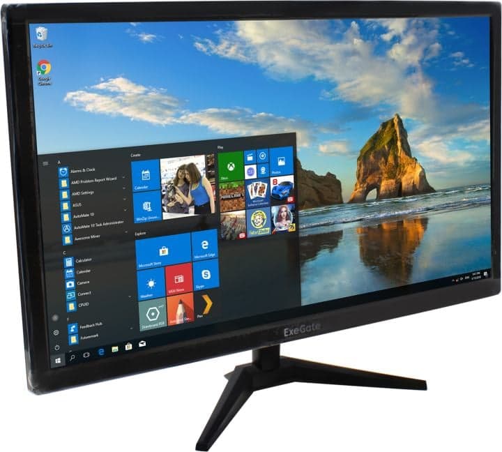 23.8" ЖК монитор ExeGate EB2400A (LCD, 1920x1080, D-Sub, HDMI) <EX297377RUS>