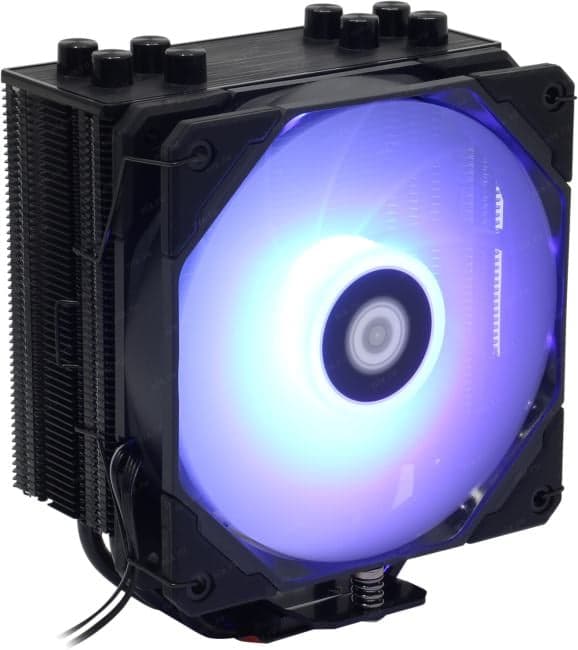 ID-Cooling <ID-CPU-SE-224-XTS-ARGB> (4пин,115x/1200/1700/AM4/AM5, 28.9дБ,600-1500об/мин, Al+тепл.трубки)