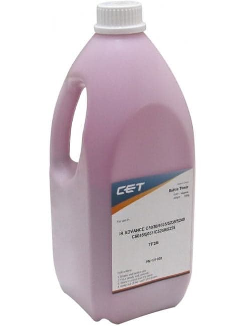 Тонер Cet TF2-M CET121008 пурпурный бутылка 1000гр. для принтера CANON iR ADVANCE C5051/C5030