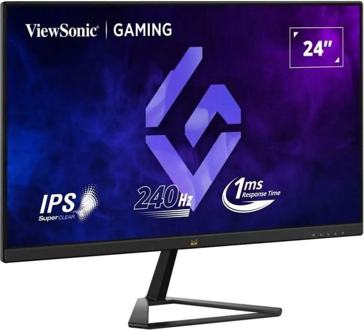 Монитор ViewSonic 23.8" VX2479A-HD-PRO черный IPS LED 16:9 HDMI матовая 250cd 178гр/178гр 1920x1080 240Hz G-Sync FreeSy