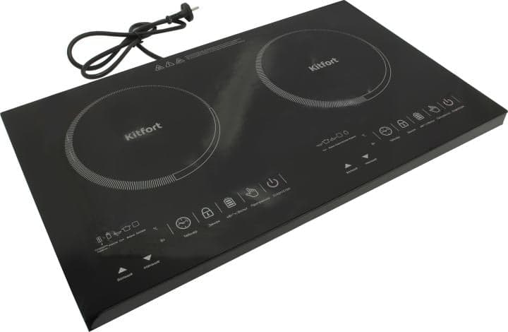 Kitfort <KT-105> Плитка индукционная (2000W+2000W, 2 конфорки)