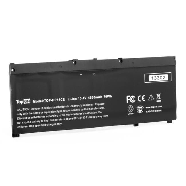 TopON TOP-HP15CE <103286> аккумулятор для ноутбуков HP (Li-Ion, 15.4V, 4550mAh)
