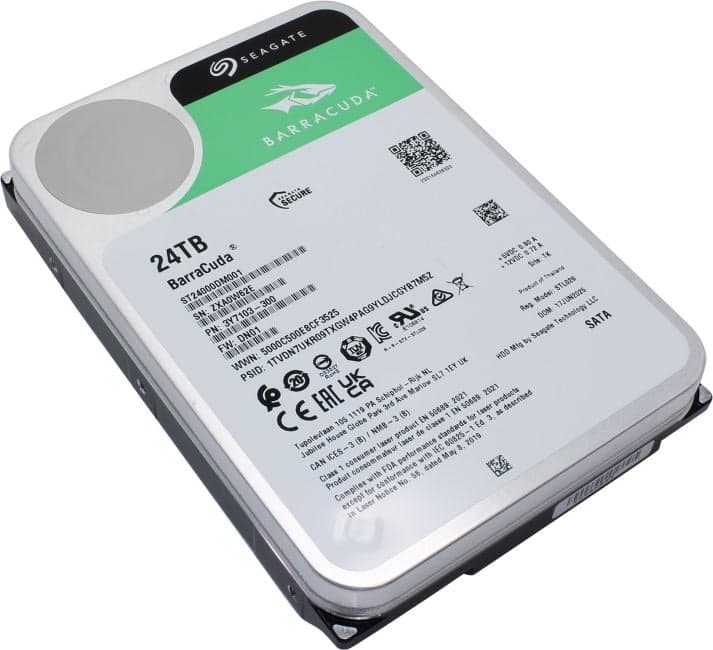 HDD 24 Tb SATA 6Gb/s Seagate Barracuda <ST24000DM001> 3.5"