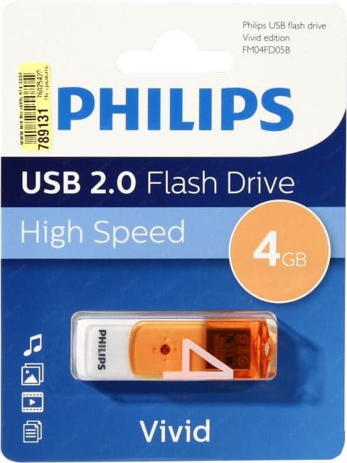 Philips Vivid <FM04FD05B/97> USB2.0 Flash Drive 4Gb (RTL)