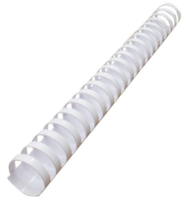 Fellowes <53486> Пластмассовые гребёнки для переплёта (White, A4, 21отв, d=28мм, уп.50шт)