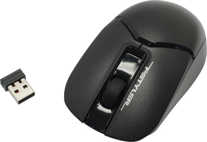 A4Tech FSTYLER Wireless Optical Mouse <FG12 Black>USB 3btn+Roll