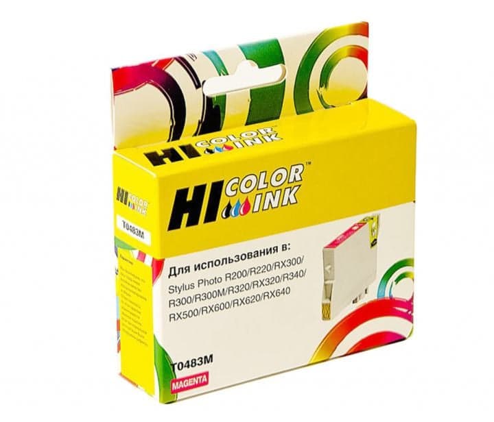 Картридж Hi-Black (HB-T0483) для Epson Stylus Photo R200/R300/RX500/RX600, M