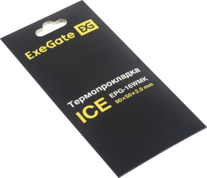 ExeGate ICE EPG-16WMK <EX296145RUS> Термопрокладка 90x50x2мм