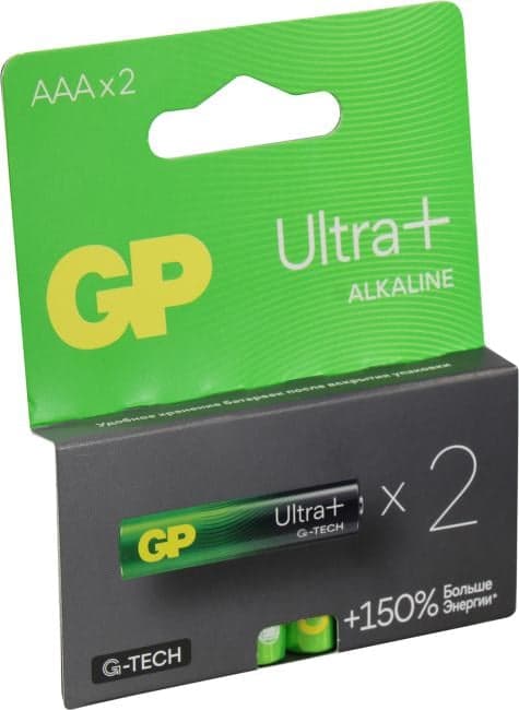 Батарейка GP 24A Ultra Plus Alkaline (AAA, 2 шт.)