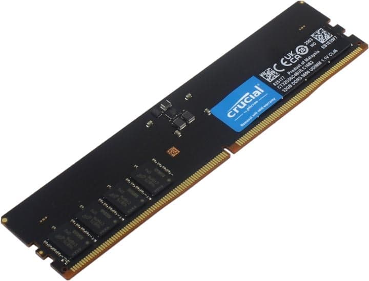 Crucial <CT32G56C46U5> DDR5 DIMM 32Gb <PC5-44800> CL46