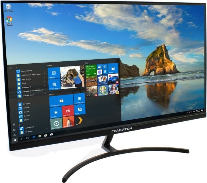 27" ЖК монитор ГРАВИТОН МН27А (LCD, 1920x1080, D-Sub, HDMI, DP)Номер реестра 10500347